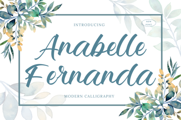 Anabelle Fernanda: A Delicate Script Handwritten Typeface for Editorial Design