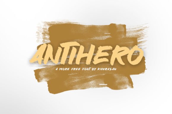 Antihero: A Modern Brush Font for Bold Business Branding