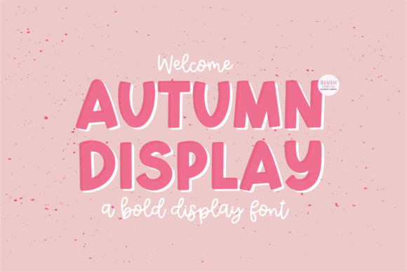 Autumn Display: A Bold Retro Typeface for Editorial Design