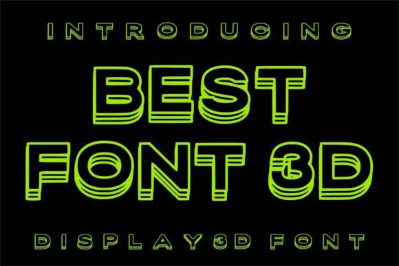 Best Font 3d: The Modern Typeface for Creative Makers