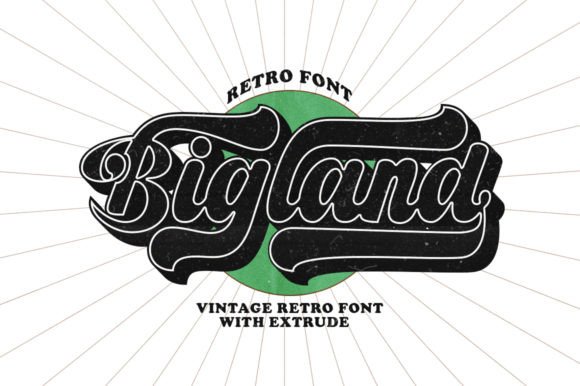Bigland Retro: The Urban Retro Font for Stronger Campaign Headlines