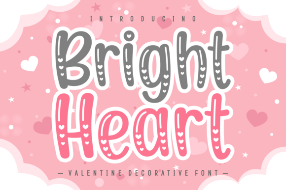 Bright Heart Font: The Ultimate Valentine's Day Decorative Type