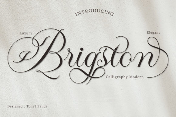 Brigston: The Premium Script Handwritten Font for Modern Campaigns