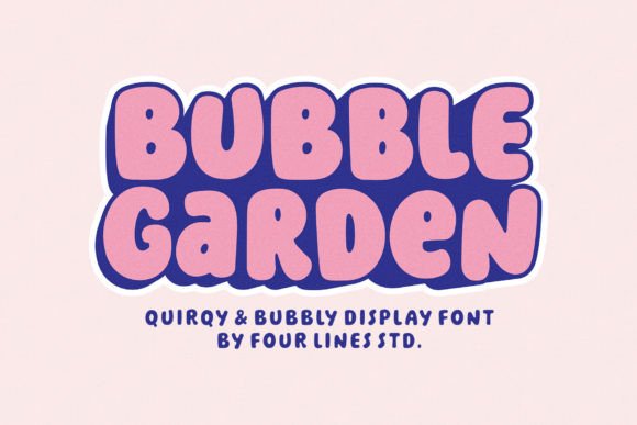 Bubble Garden: The Ultimate Whimsical Display Font for Creative Projects