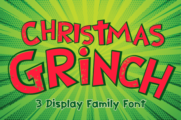 Christmas Grinch: The Playful Display Font for Holiday Campaigns
