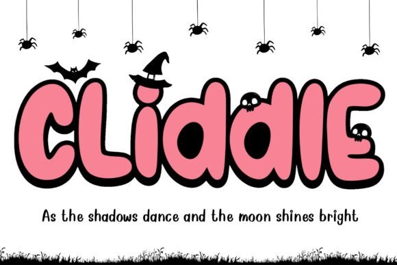 Cliddle Font: The Spookiest Display Typeface for Halloween Web Design