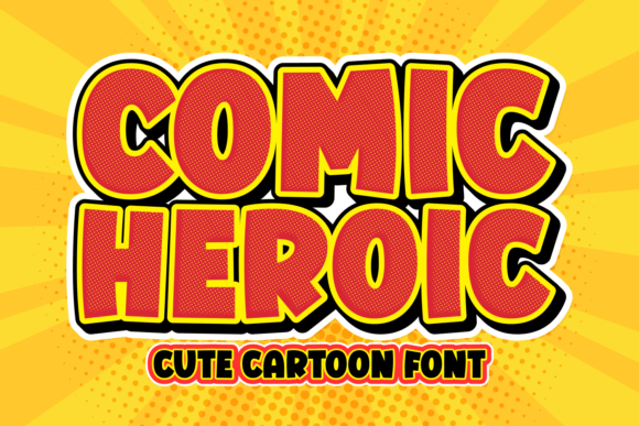Comic Heroic: A Bold Display Font for Modern Web Design