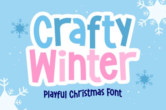 Crafty Winter: The Festive Handwritten Font for Holiday Branding