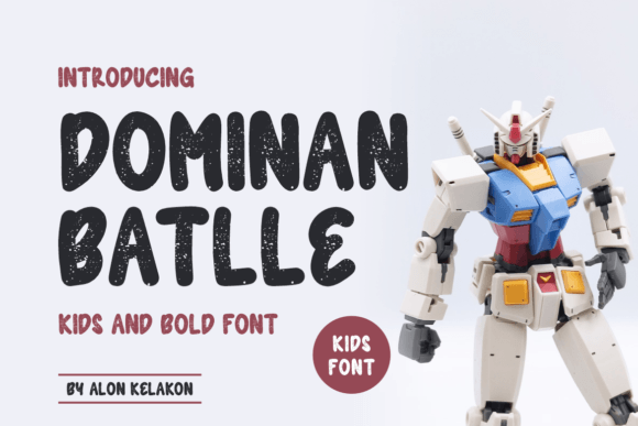 Dominan Battle Font for Playful Editorial Design