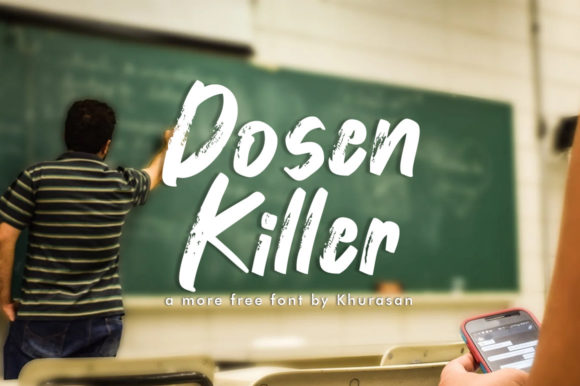Dosen Killer: A Modern Handwritten Font for Bold Branding