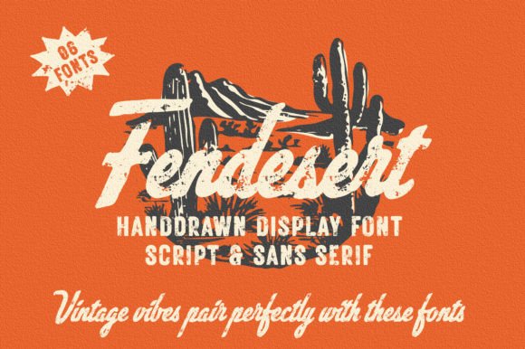 Fendesert: The Vintage Display Font Duo for Modern Web Design