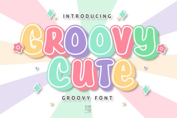 Groovy Cute: The Ultimate Display Font for Bold Designs