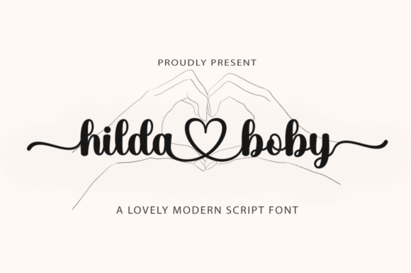 Hilda Boby Script: The Romantic Typeface for Polished Branding