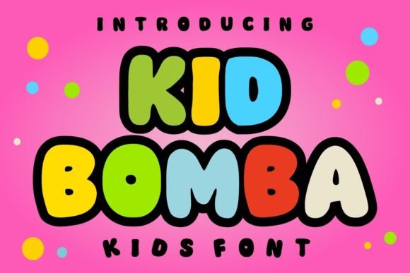Kid Bomba: The Bold Display Font for Scroll-Stopping Campaigns