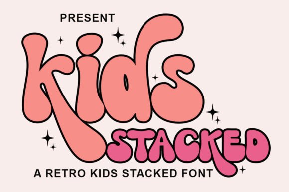 Kids Stacked: The Festive Typeface for Holiday Campaigns