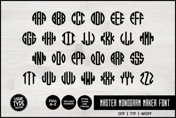 Master Monogram: The Premium Display Typeface for Viral Branding