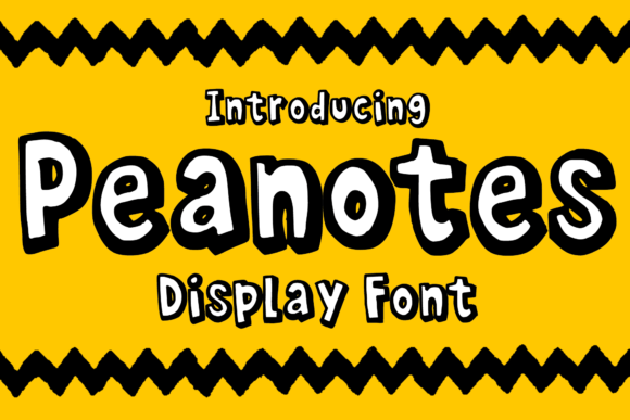 Peanotes: The Retro Display Font for Modern Web Design