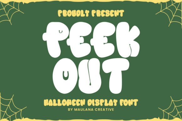 Peek out Font: The Perfect Typeface for Joyful Crafts