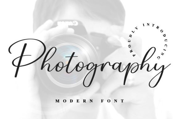 Photography Font for Elegant Branding and Creative Projects