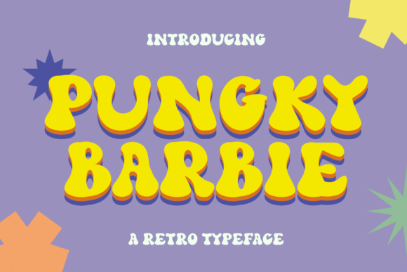Pungky Barbie: The Quirky Display Font for Joyful Campaigns