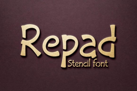 Repad Stencil: The Quirky Display Typeface for Editorial Projects