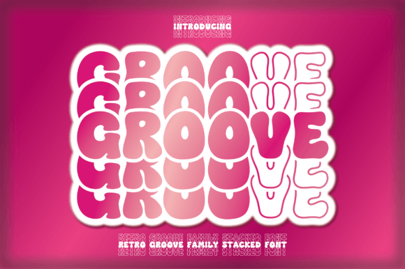 Retro Groove Stacked: The Perfect Display Font for Vintage Branding