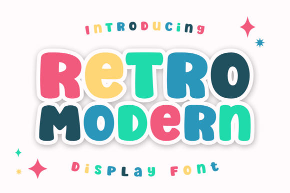 Retro Modern Typeface for Bold Kids Branding