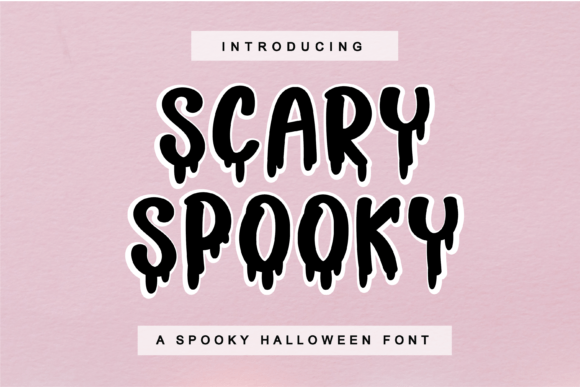 Scary Spooky: The Ultimate Halloween Display Font for Crafters