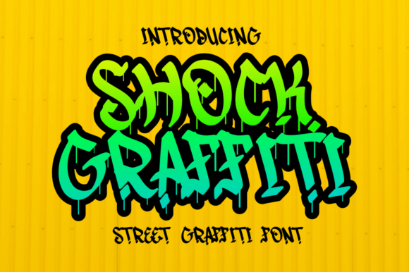 Shock Graffiti: The Urban Display Typeface for Bold Campaigns