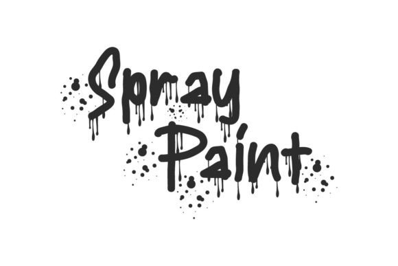 Spray Paint: The Ultimate Display Font for Street-Style Crafts