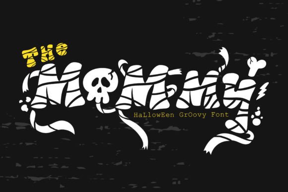 The Mommy Font: Spooky Halloween Typeface for Crafters