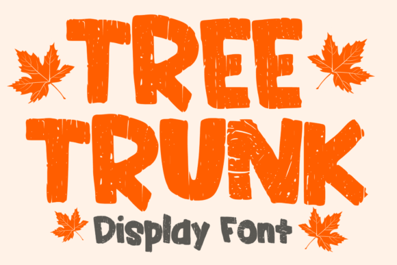 Tree Trunk: A Bold Display Font for Editorial and Creative Projects