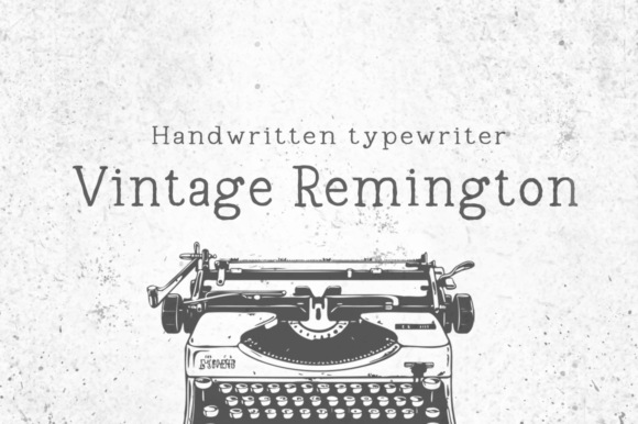 Vintage Remington: A Creative Display Font for Authentic Branding
