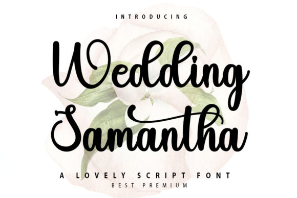 Wedding Samantha: A Refined Script Typeface for Modern Branding